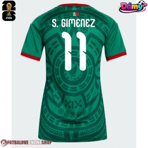 Mexiko Santiago Gimenez #11 Domácí Dres pro Dámy MS 2026 Krátkým Rukávem