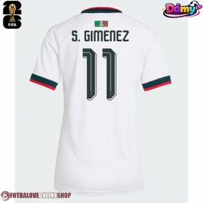 Mexiko Santiago Gimenez #11 Venkovní Dres pro Dámy MS 2026 Krátkým Rukávem