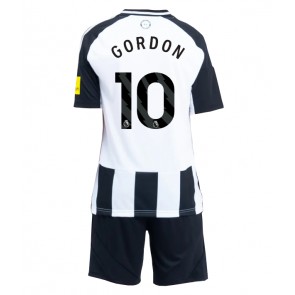 Newcastle United Anthony Gordon #10 Domácí dres komplet pro Děti 2024-25 Krátkým Rukávem (+ Krátké kalhoty)