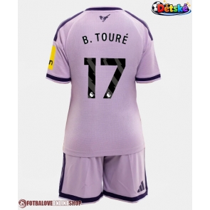 Newcastle United Bazoumana Toure #17 Alternativní dres komplet pro Děti 2026-27 Krátkým Rukávem (+ Krátké kalhoty)