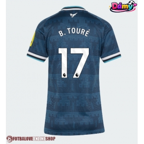 Newcastle United Bazoumana Toure #17 Venkovní Dres pro Dámy 2026-27 Krátkým Rukávem