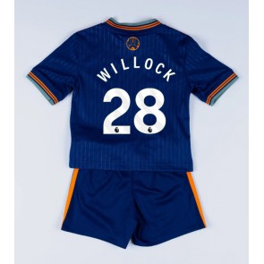 Newcastle United Joe Willock #28 Alternativní dres komplet pro Děti 2025-26 Krátkým Rukávem (+ Krátké kalhoty)