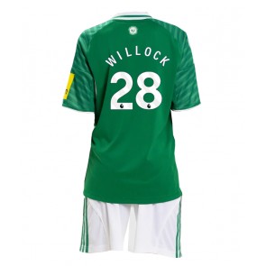 Newcastle United Joe Willock #28 Venkovní dres komplet pro Děti 2025-26 Krátkým Rukávem (+ Krátké kalhoty)