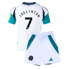 Newcastle United Joelinton #7 Alternativní dres komplet pro Děti 2024-25 Krátkým Rukávem (+ Krátké kalhoty)