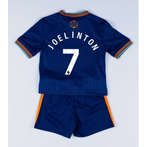 Newcastle United Joelinton #7 Alternativní dres komplet pro Děti 2025-26 Krátkým Rukávem (+ Krátké kalhoty)