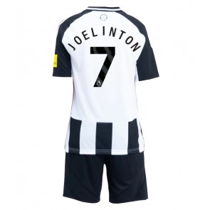 Newcastle United Joelinton #7 Domácí dres komplet pro Děti 2024-25 Krátkým Rukávem (+ Krátké kalhoty)