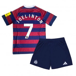 Newcastle United Joelinton #7 Venkovní dres komplet pro Děti 2024-25 Krátkým Rukávem (+ Krátké kalhoty)