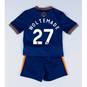 Newcastle United Nick Woltemade #27 Alternativní dres komplet pro Děti 2025-26 Krátkým Rukávem (+ Krátké kalhoty)