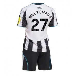 Newcastle United Nick Woltemade #27 Domácí dres komplet pro Děti 2025-26 Krátkým Rukávem (+ Krátké kalhoty)