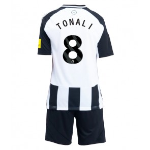 Newcastle United Sandro Tonali #8 Domácí dres komplet pro Děti 2024-25 Krátkým Rukávem (+ Krátké kalhoty)