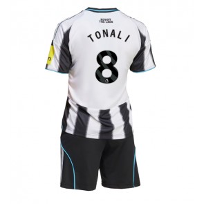 Newcastle United Sandro Tonali #8 Domácí dres komplet pro Děti 2025-26 Krátkým Rukávem (+ Krátké kalhoty)