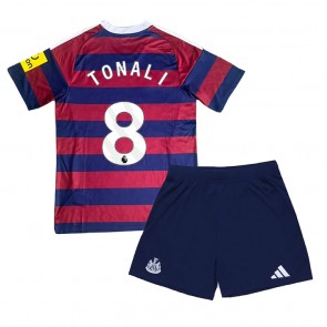 Newcastle United Sandro Tonali #8 Venkovní dres komplet pro Děti 2024-25 Krátkým Rukávem (+ Krátké kalhoty)