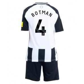 Newcastle United Sven Botman #4 Domácí dres komplet pro Děti 2024-25 Krátkým Rukávem (+ Krátké kalhoty)