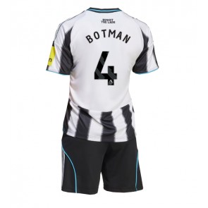 Newcastle United Sven Botman #4 Domácí dres komplet pro Děti 2025-26 Krátkým Rukávem (+ Krátké kalhoty)