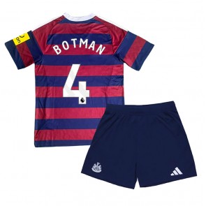 Newcastle United Sven Botman #4 Venkovní dres komplet pro Děti 2024-25 Krátkým Rukávem (+ Krátké kalhoty)