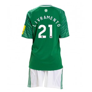 Newcastle United Tino Livramento #21 Venkovní dres komplet pro Děti 2025-26 Krátkým Rukávem (+ Krátké kalhoty)