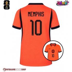 Nizozemsko Memphis Depay #10 Domácí Dres pro Dámy MS 2026 Krátkým Rukávem