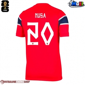Norsko Antonio Nusa #20 Domácí Dres MS 2026 Krátkým Rukávem