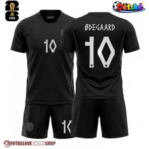 Norsko Martin Odegaard #10 Venkovní dres komplet pro Děti MS 2026 Krátkým Rukávem (+ Krátké kalhoty)