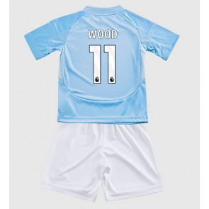 Nottingham Forest Chris Wood #11 Alternativní dres komplet pro Děti 2024-25 Krátkým Rukávem (+ Krátké kalhoty)