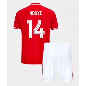 Nottingham Forest Dan Ndoye #14 Domácí dres komplet pro Děti 2025-26 Krátkým Rukávem (+ Krátké kalhoty)