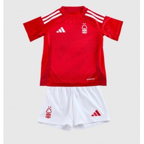 Nottingham Forest Domácí dres komplet pro Děti 2024-25 Krátkým Rukávem (+ Krátké kalhoty)