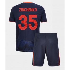 Nottingham Forest Oleksandr Zinchenko #35 Alternativní dres komplet pro Děti 2025-26 Krátkým Rukávem (+ Krátké kalhoty)