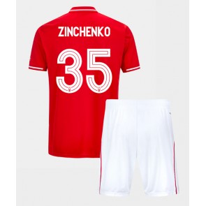 Nottingham Forest Oleksandr Zinchenko #35 Domácí dres komplet pro Děti 2025-26 Krátkým Rukávem (+ Krátké kalhoty)