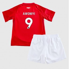 Nottingham Forest Taiwo Awoniyi #9 Domácí dres komplet pro Děti 2024-25 Krátkým Rukávem (+ Krátké kalhoty)