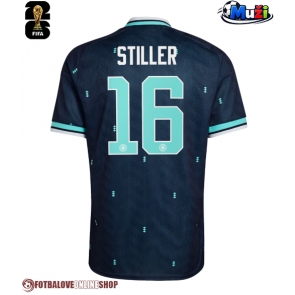 Německo Angelo Stiller #16 Venkovní Dres MS 2026 Krátkým Rukávem