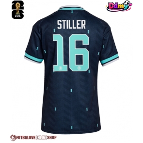 Německo Angelo Stiller #16 Venkovní Dres pro Dámy MS 2026 Krátkým Rukávem