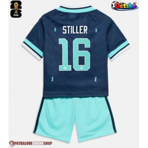 Německo Angelo Stiller #16 Venkovní dres komplet pro Děti MS 2026 Krátkým Rukávem (+ Krátké kalhoty)