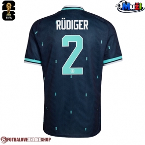 Německo Antonio Rudiger #2 Venkovní Dres MS 2026 Krátkým Rukávem