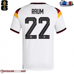 Německo David Raum #22 Domácí Dres MS 2026 Krátkým Rukávem