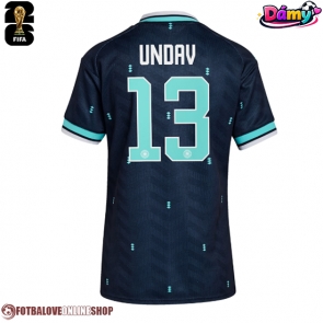 Německo Deniz Undav #13 Venkovní Dres pro Dámy MS 2026 Krátkým Rukávem