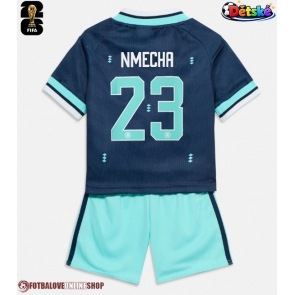 Německo Felix Nmecha #23 Venkovní dres komplet pro Děti MS 2026 Krátkým Rukávem (+ Krátké kalhoty)