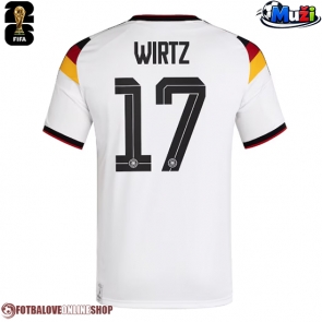 Německo Florian Wirtz #17 Domácí Dres MS 2026 Krátkým Rukávem