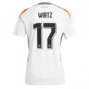Německo Florian Wirtz #17 Domácí Dres pro Dámy ME 2024 Krátkým Rukávem