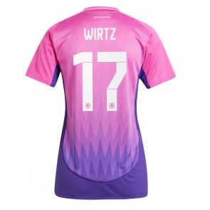 Německo Florian Wirtz #17 Venkovní Dres pro Dámy ME 2024 Krátkým Rukávem