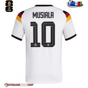 Německo Jamal Musiala #10 Domácí Dres MS 2026 Krátkým Rukávem