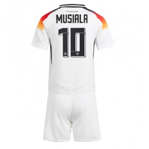 Německo Jamal Musiala #10 Domácí dres komplet pro Děti ME 2024 Krátkým Rukávem (+ Krátké kalhoty)