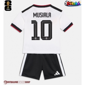 Německo Jamal Musiala #10 Domácí dres komplet pro Děti MS 2026 Krátkým Rukávem (+ Krátké kalhoty)