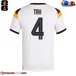Německo Jonathan Tah #4 Domácí Dres MS 2026 Krátkým Rukávem
