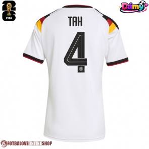 Německo Jonathan Tah #4 Domácí Dres pro Dámy MS 2026 Krátkým Rukávem