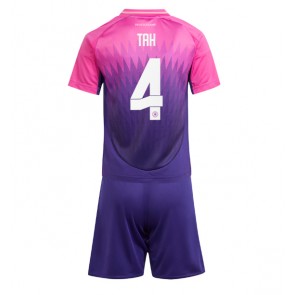 Německo Jonathan Tah #4 Venkovní dres komplet pro Děti ME 2024 Krátkým Rukávem (+ Krátké kalhoty)