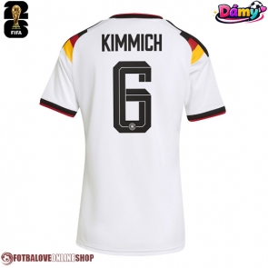 Německo Joshua Kimmich #6 Domácí Dres pro Dámy MS 2026 Krátkým Rukávem
