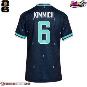 Německo Joshua Kimmich #6 Venkovní Dres pro Dámy MS 2026 Krátkým Rukávem