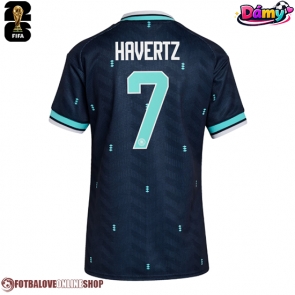 Německo Kai Havertz #7 Venkovní Dres pro Dámy MS 2026 Krátkým Rukávem