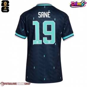 Německo Leroy Sane #19 Venkovní Dres pro Dámy MS 2026 Krátkým Rukávem