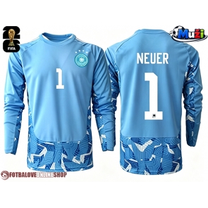 Německo Manuel Neuer #1 Brankář Venkovní Dres MS 2026 Dlouhým Rukávem